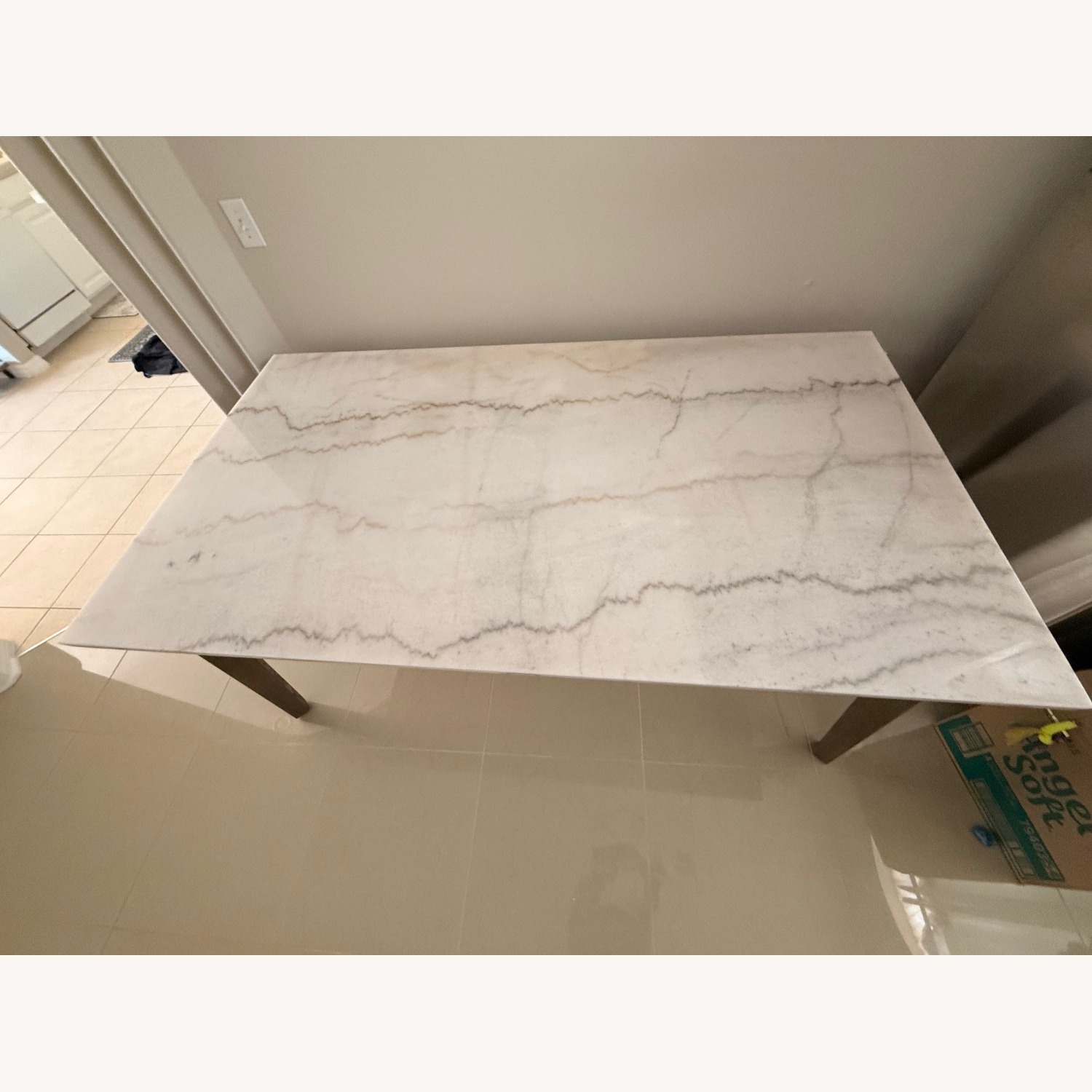 Havertys Avalon Marble Dining Table - image-1