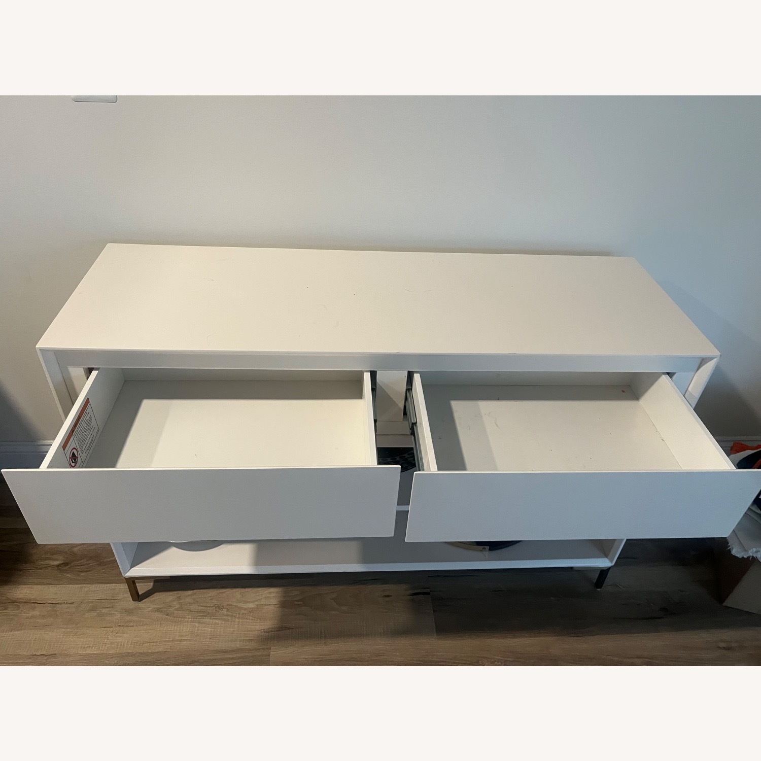 West Elm White Sideboard - image-4