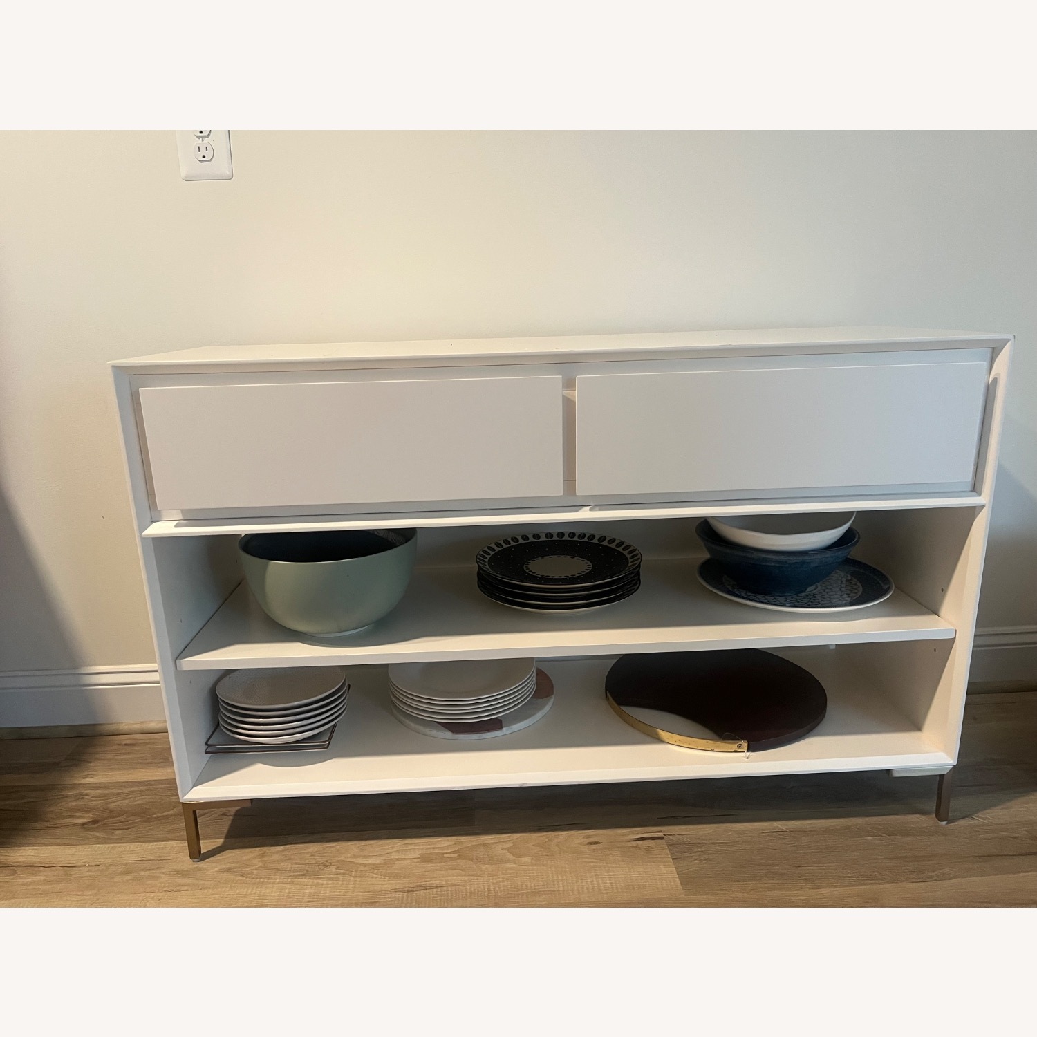 West Elm White Sideboard - image-2