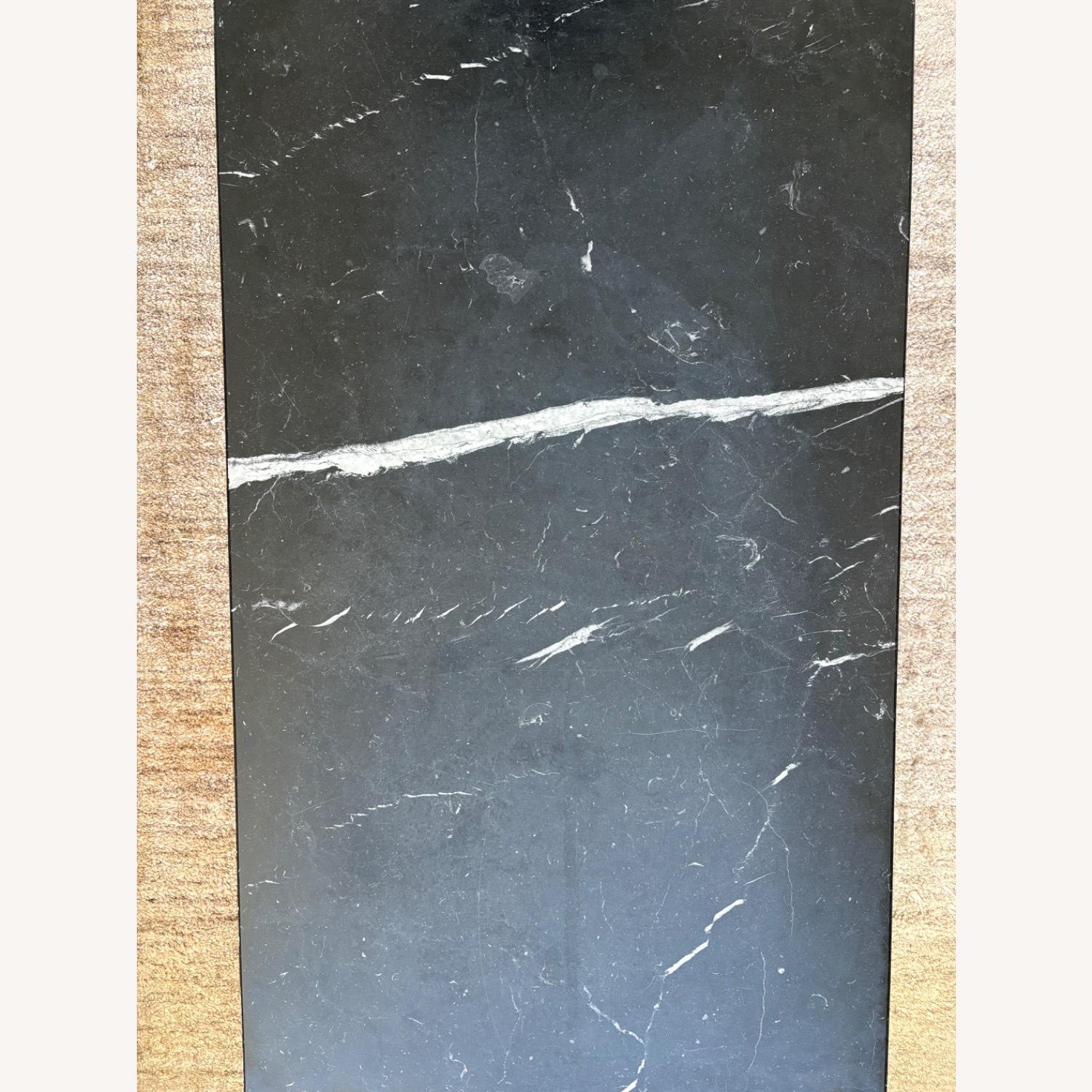 Design Within Reach Plinth Black Marble Coffee Table - image-7