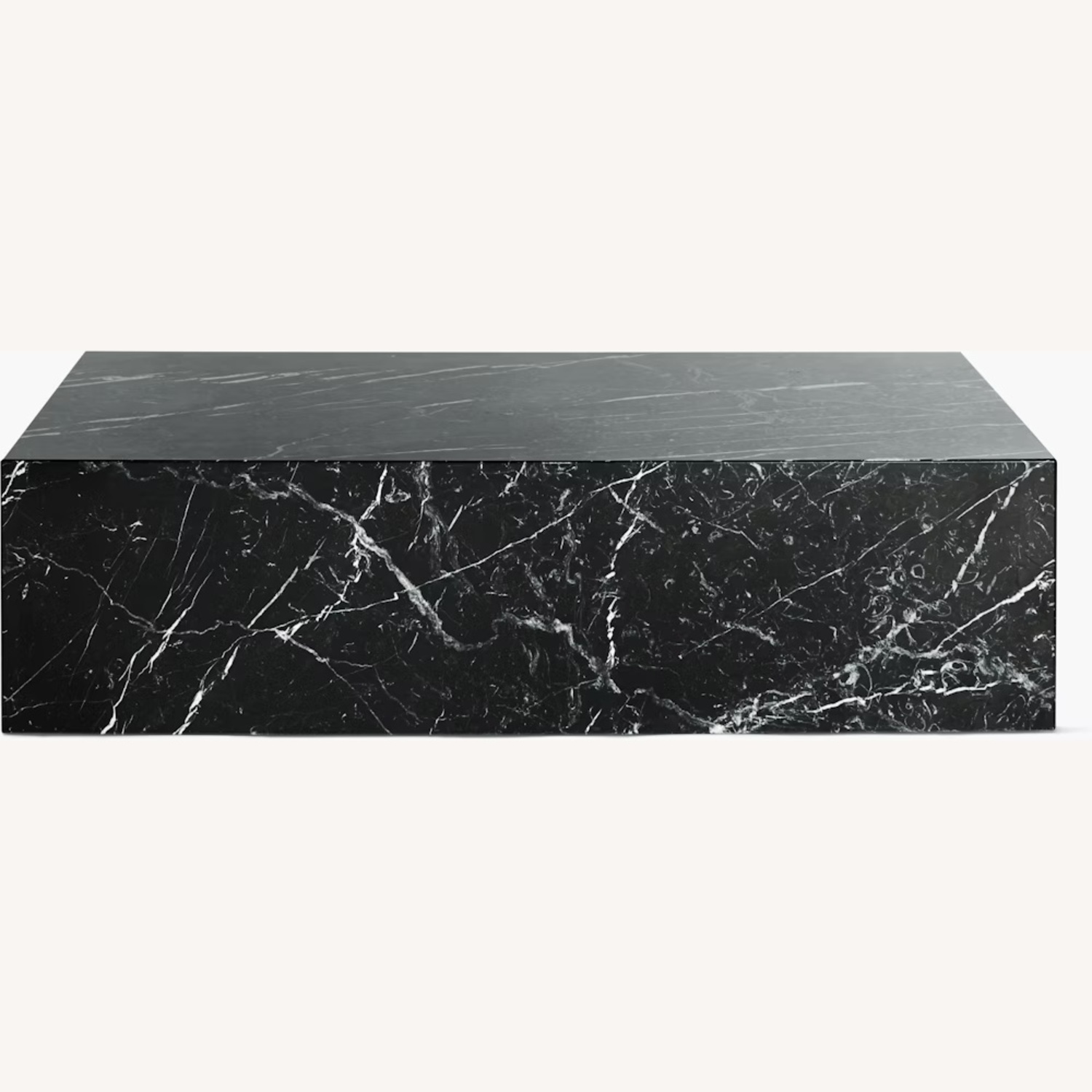 Design Within Reach Plinth Black Marble Coffee Table - image-8