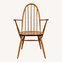 8 Vintage Mid Century Modern Ercol Dining Chairs