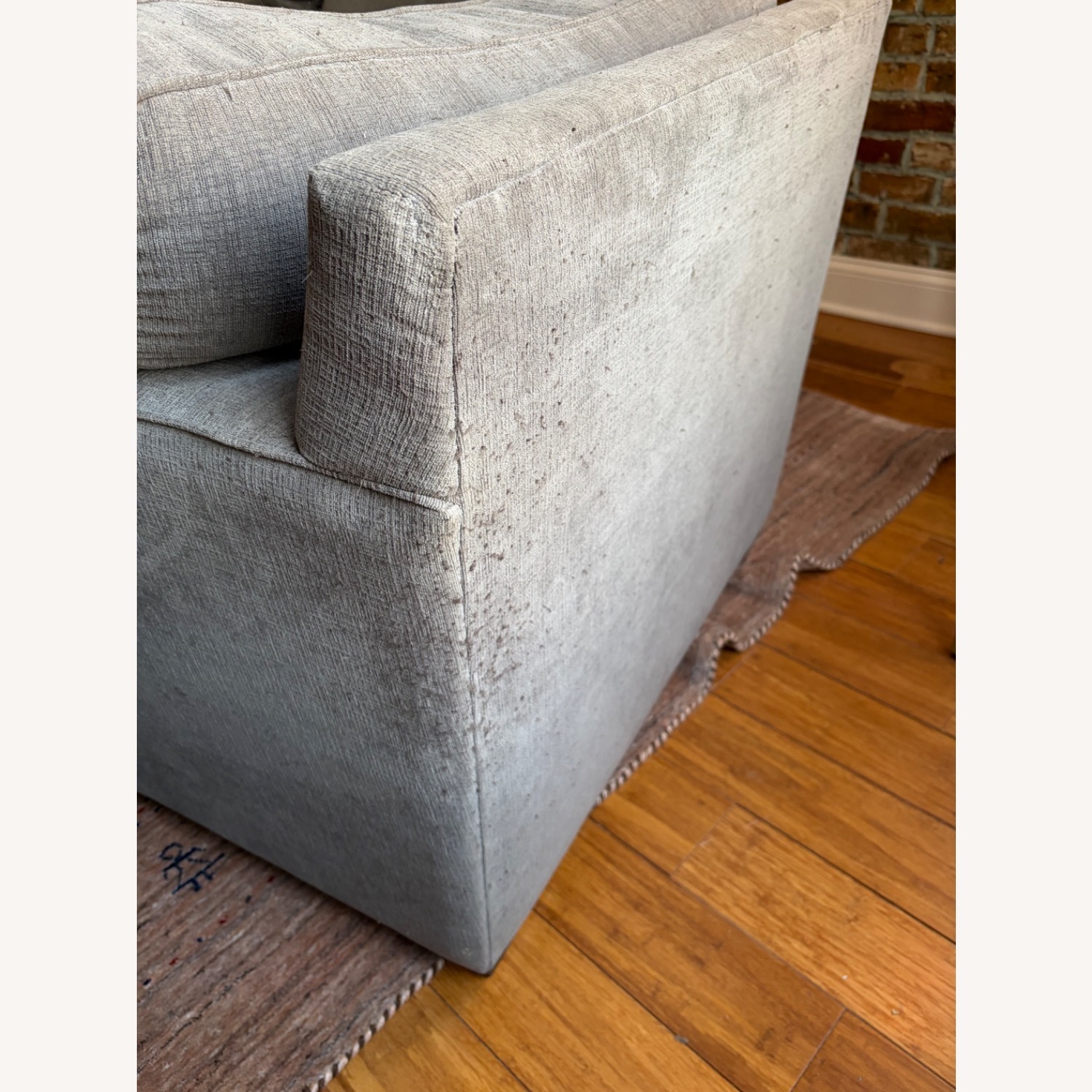 Macy's Radley Dark Gray Fabric 3 Piece Sectional - image-5