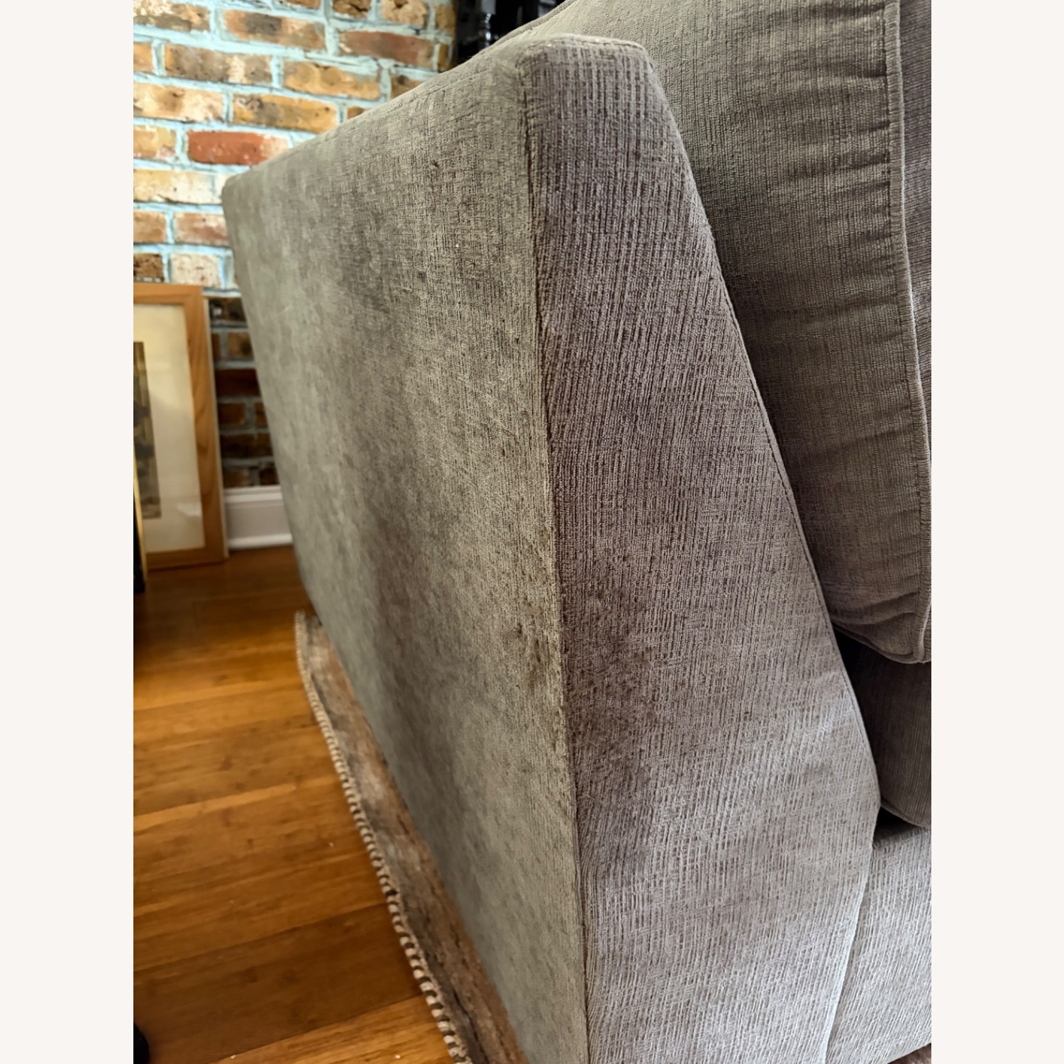 Macy's Radley Dark Gray Fabric 3 Piece Sectional - image-3