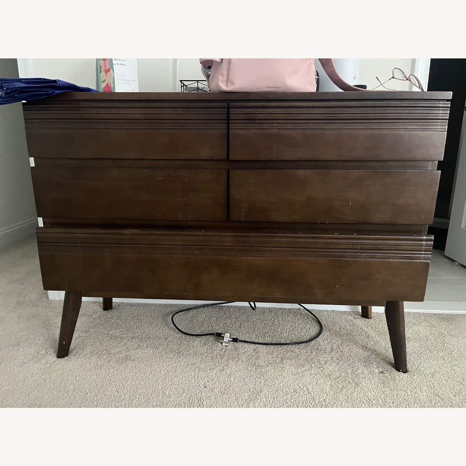 Mid Century Modern Walnut Dresser  - image-7