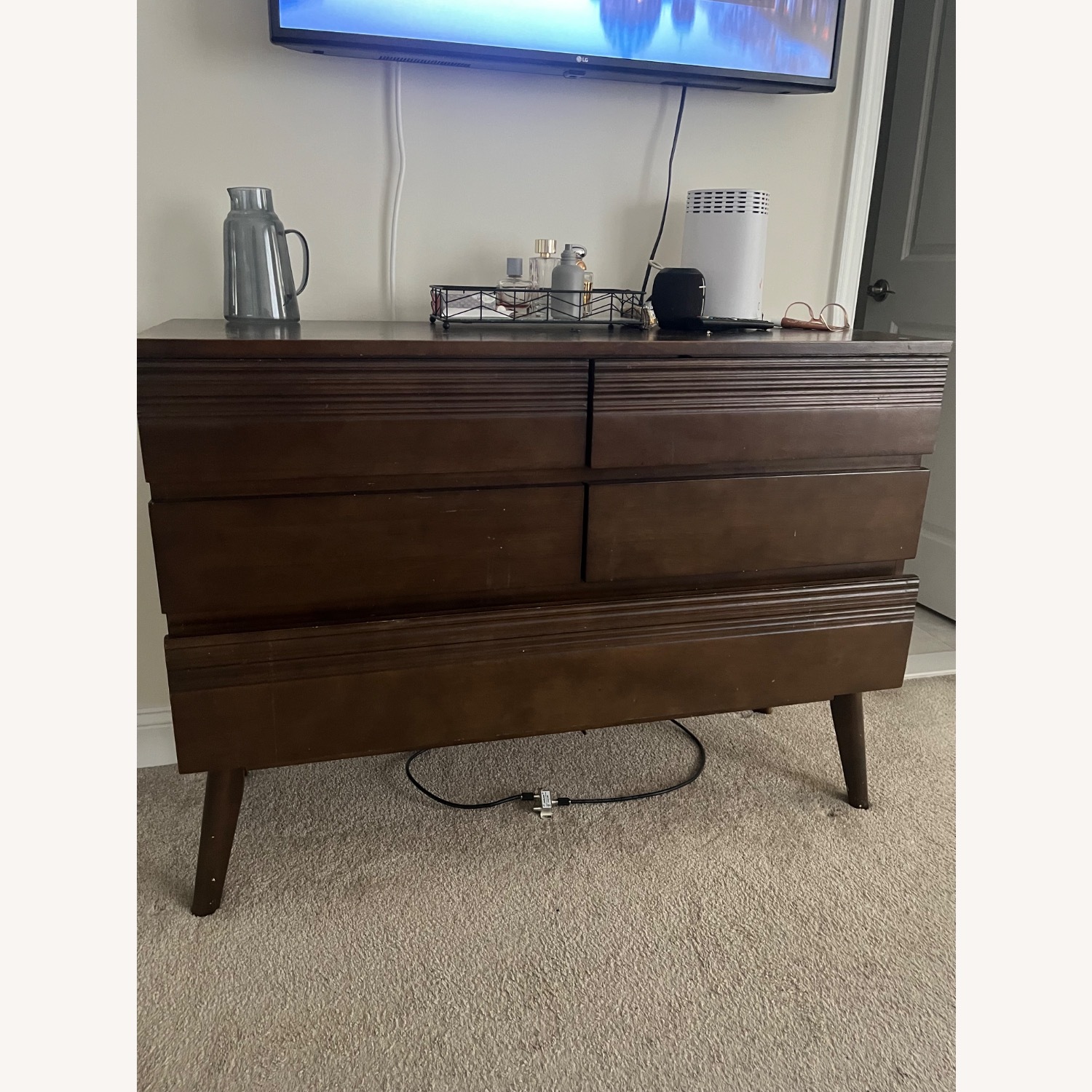 Mid Century Modern Walnut Dresser  - image-4