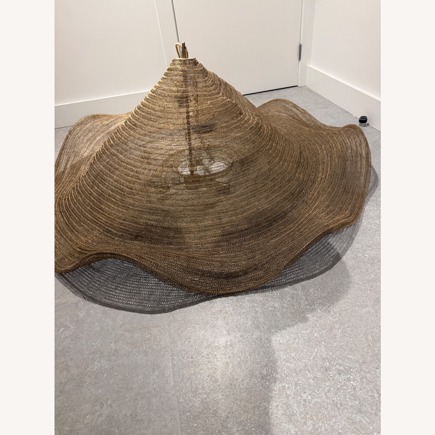 Mira Natural Boho Metal Ceiling Pendant Light  - image-6