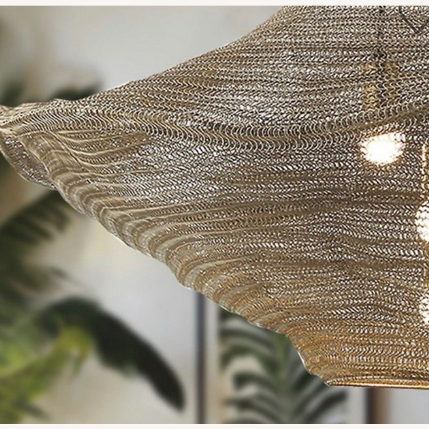 Mira Natural Boho Metal Ceiling Pendant Light - image-3