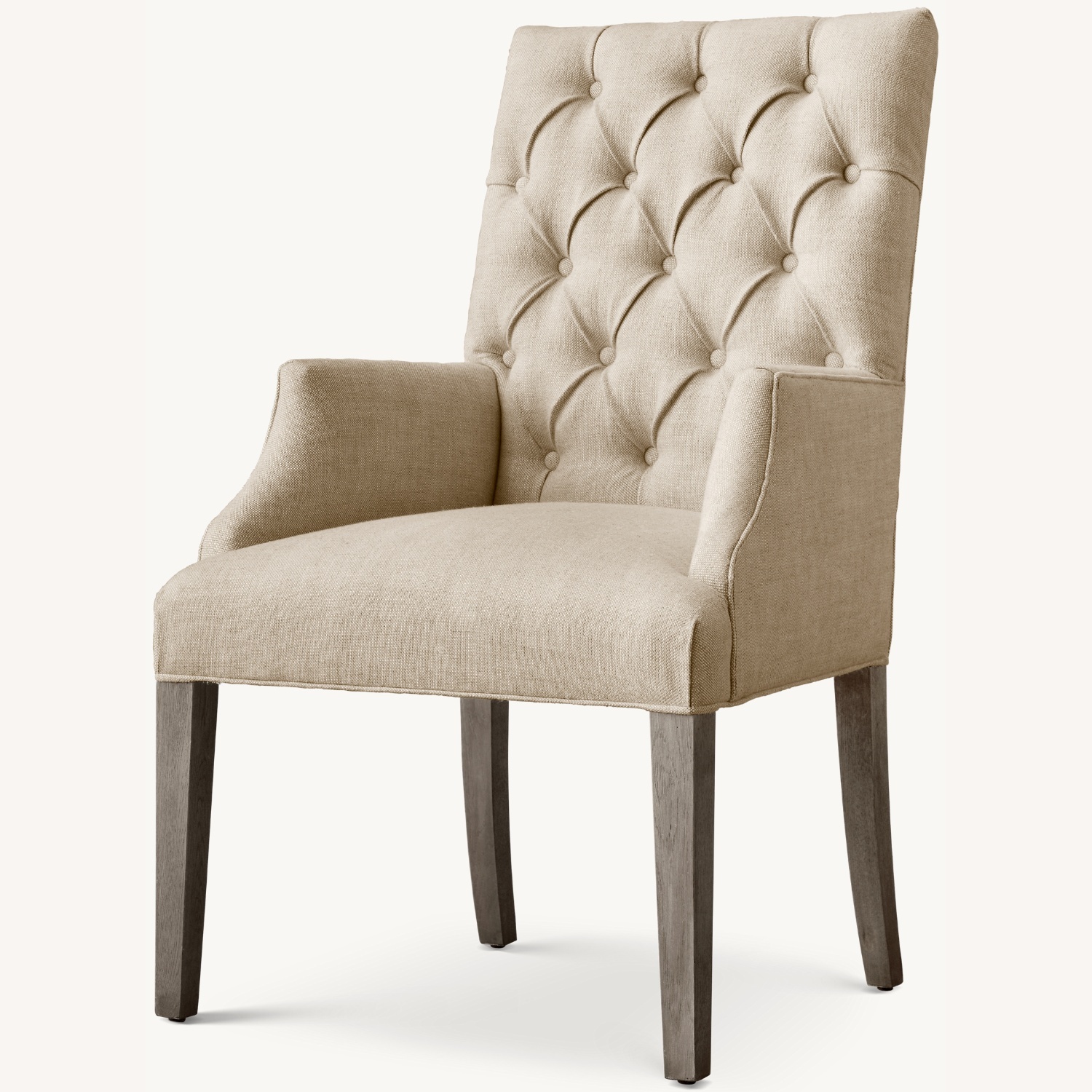 Restoration Hardware Bennett Parsons Fabric Dining Armchairs - image-0