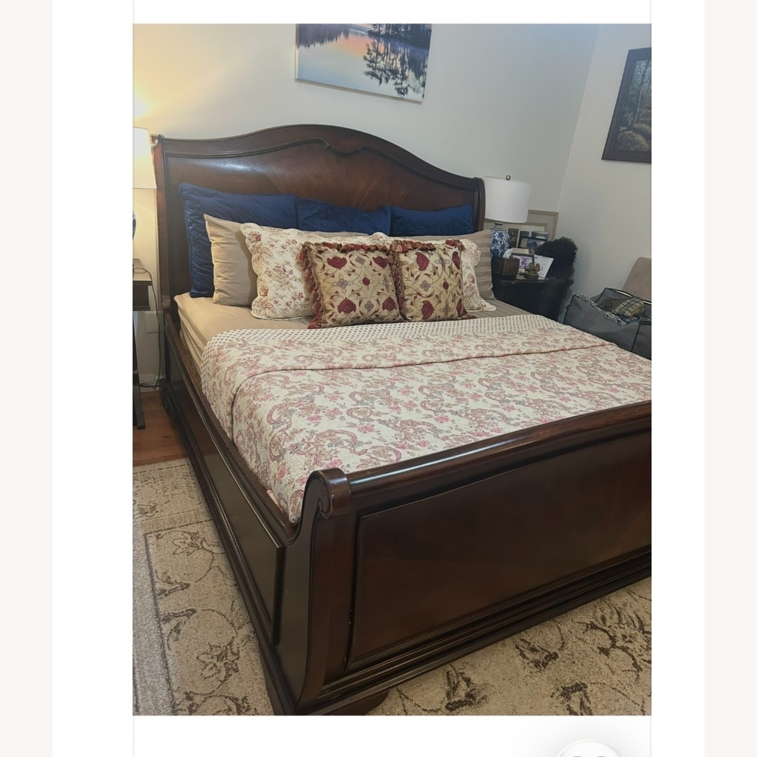 Legacy Classic Furniture Heritage Court Dark Brown Wood King Bed - image-2