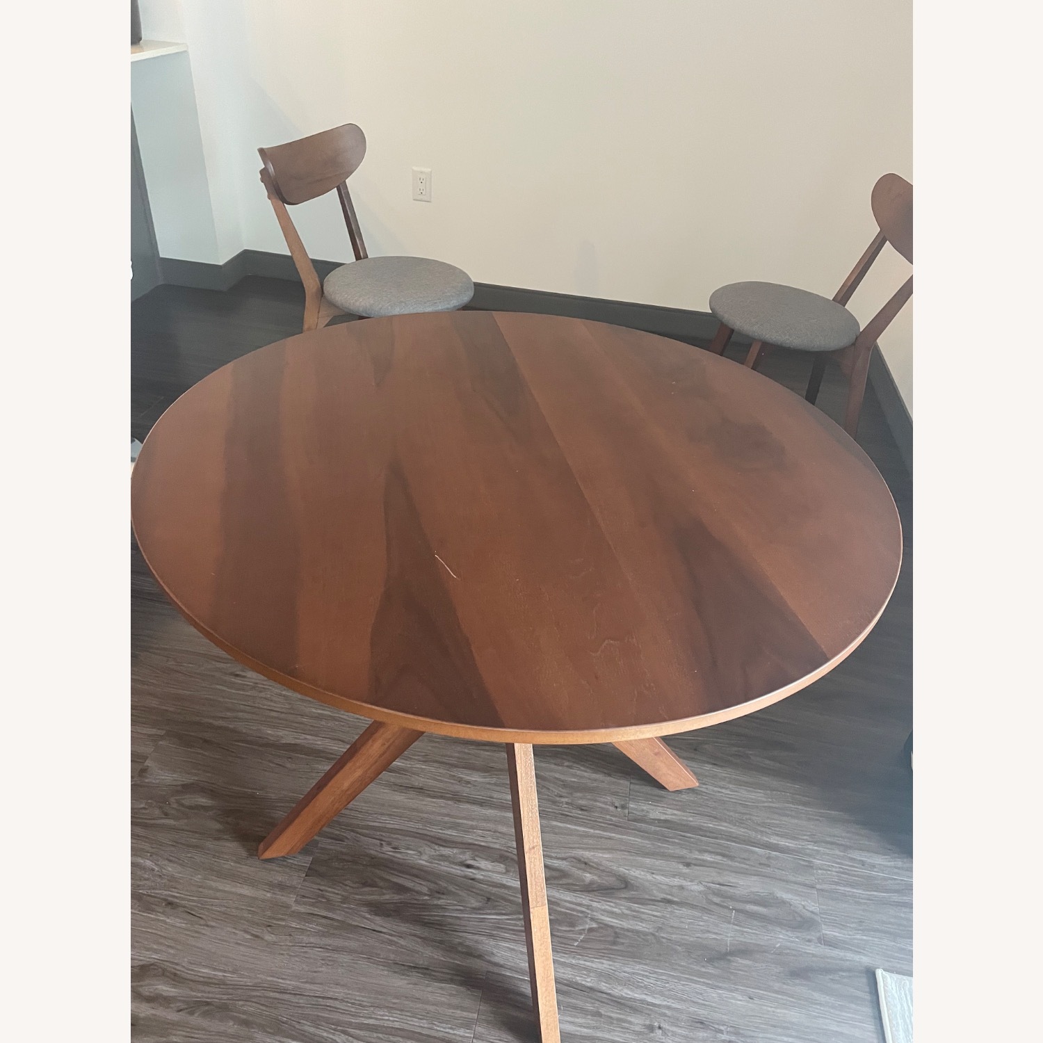 Amazon Dark Brown Wood Dining Set - image-3