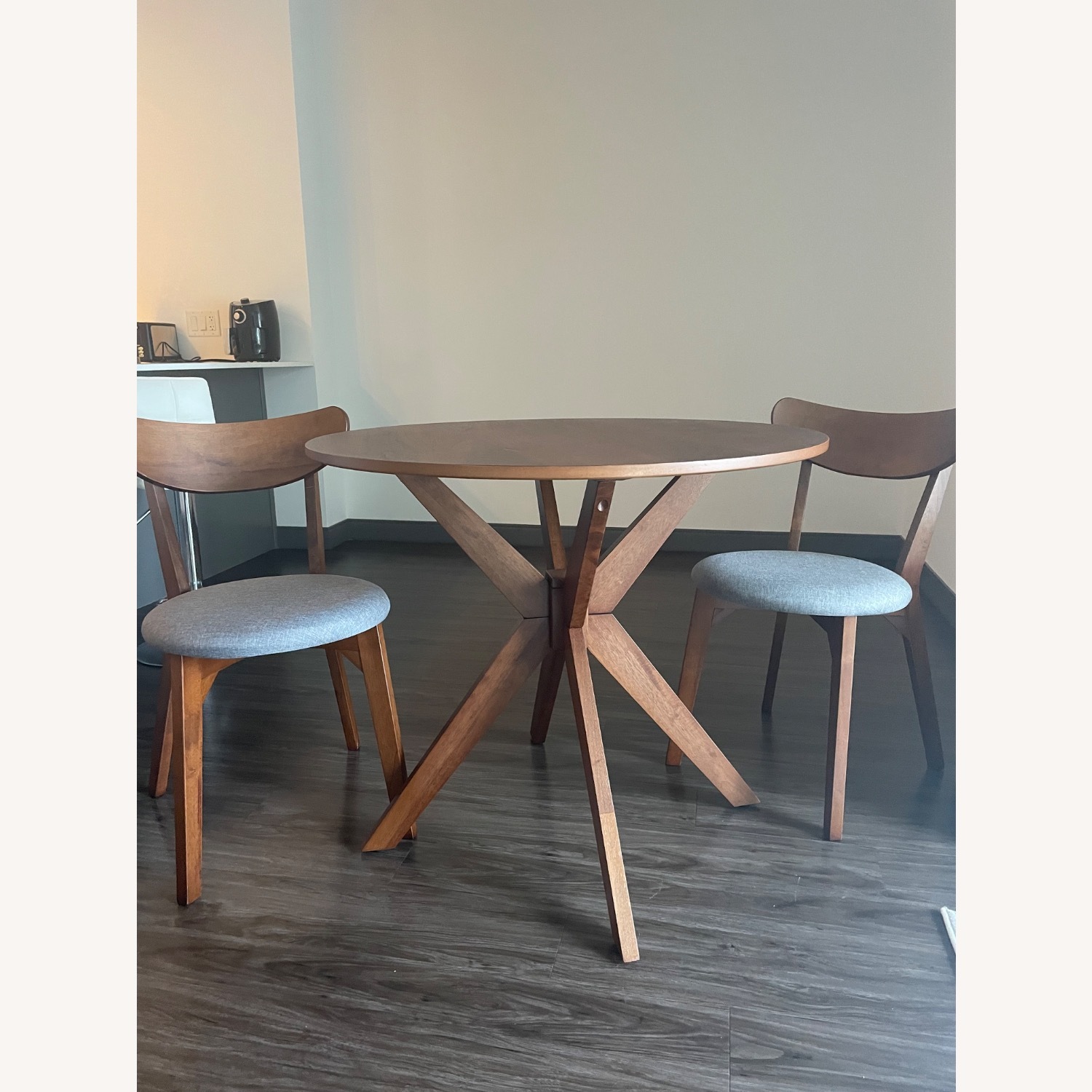 Amazon Dark Brown Wood Dining Set - image-1