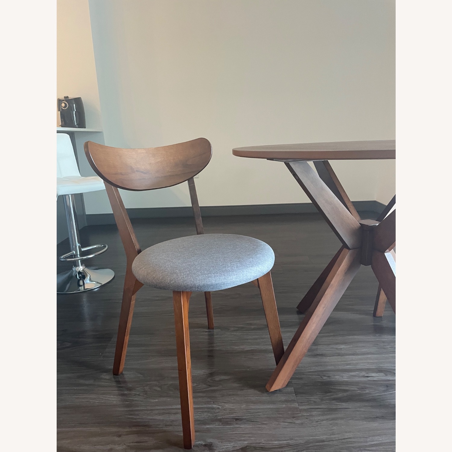 Amazon Dark Brown Wood Dining Set - image-2