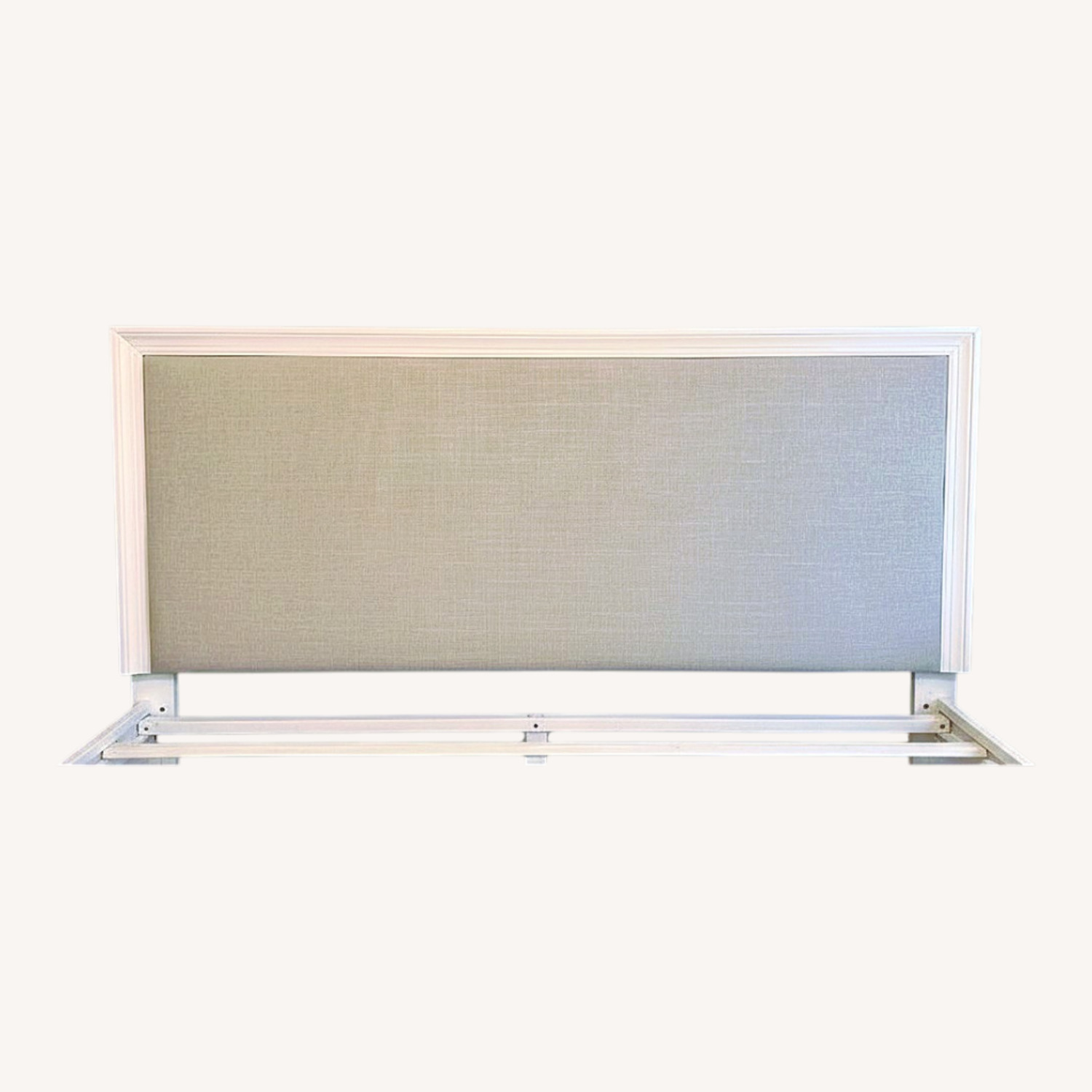 Pottery Barn Gray Headboard - image-0