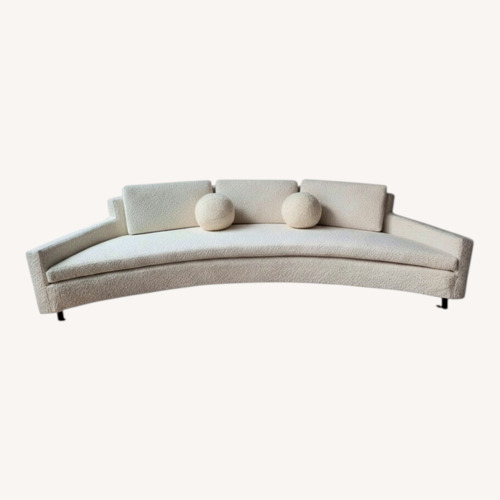 Used Harvey Probber White Fabric 3+ Seater Sofa for sale on AptDeco
