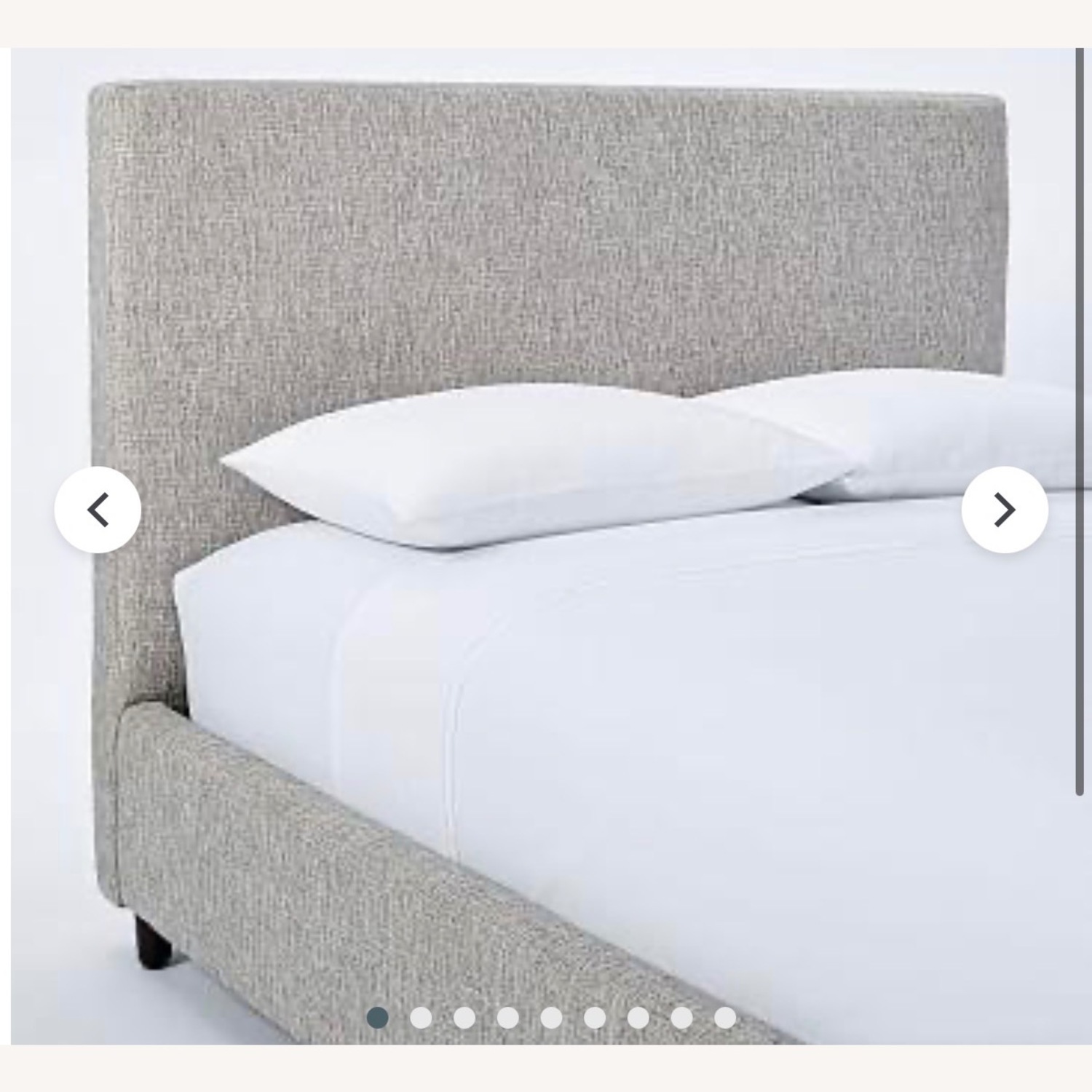 West Elm Contemporary Storage Bed Deco Weave Grey - image-3