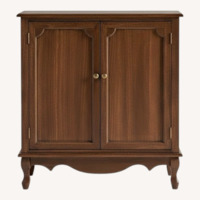 Wayfair Dark Brown Wood Media Storage