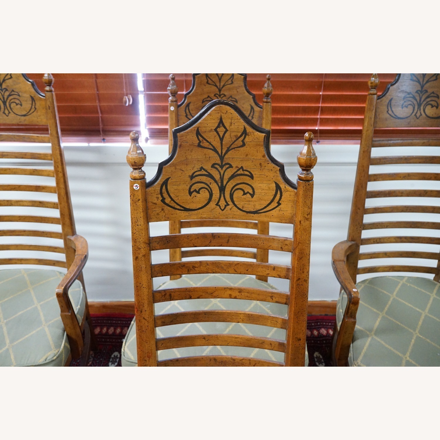 Drexel Heritage Esperanto Wood Dining Chairs - image-5