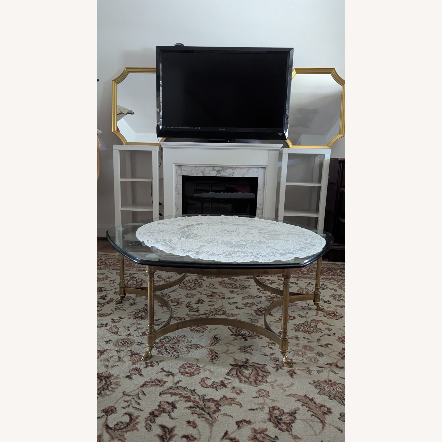 La Barge Vintage Italian Glass Table - image-2