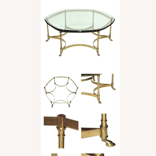 Used La Barge Vintage Italian Glass Table for sale on AptDeco