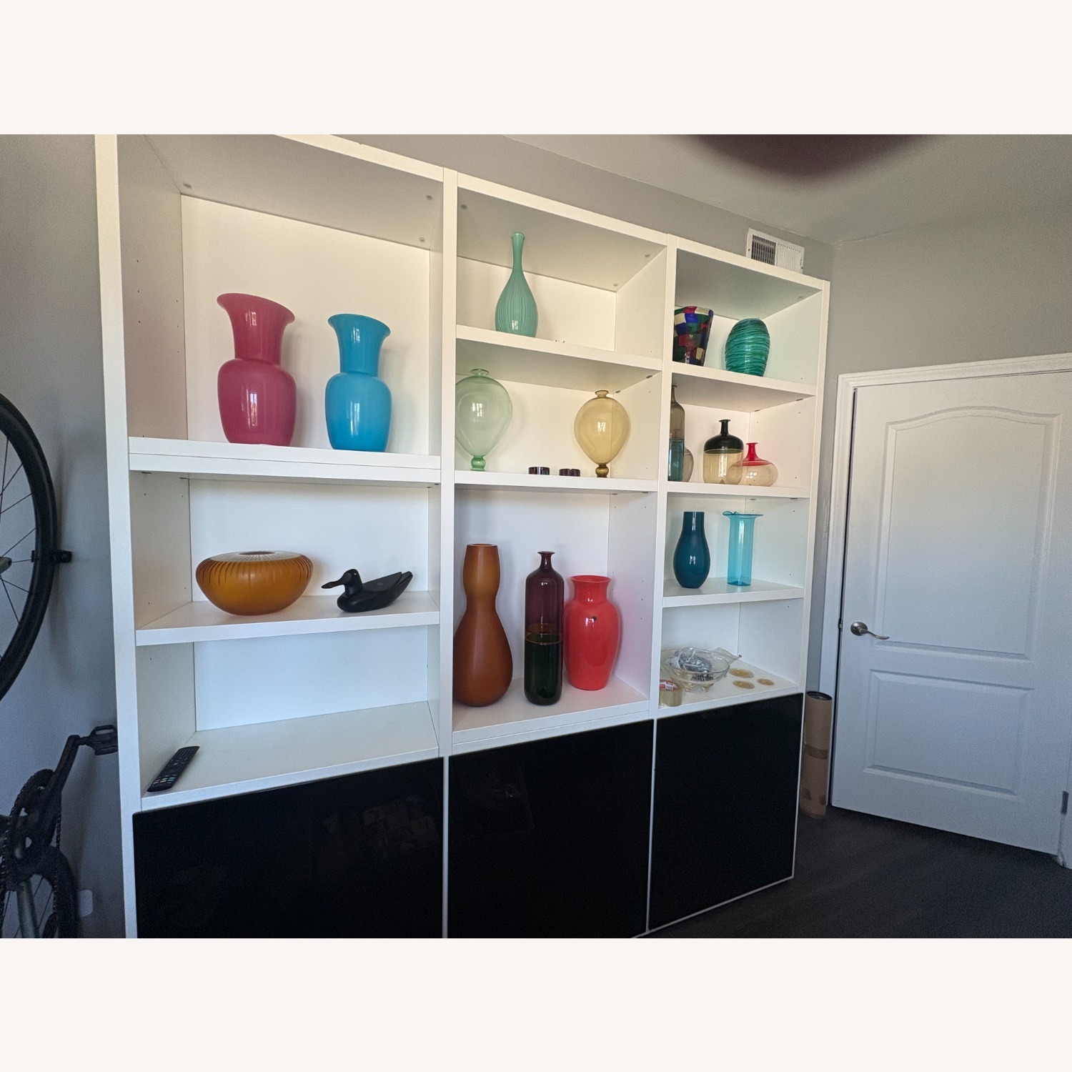 Poliform Black Lacquer Bookcase - image-5