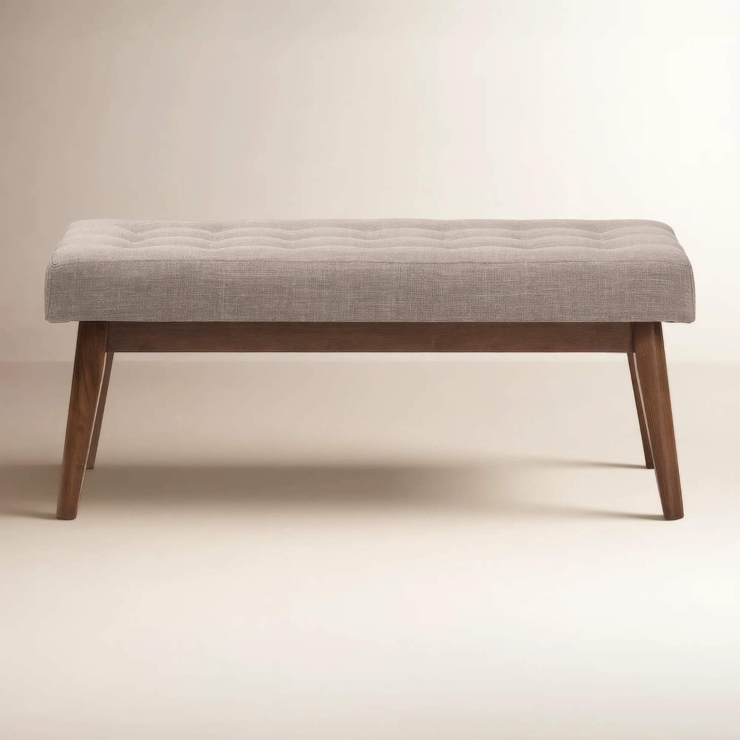 AllModern Dark Brown Wood Bench - image-6