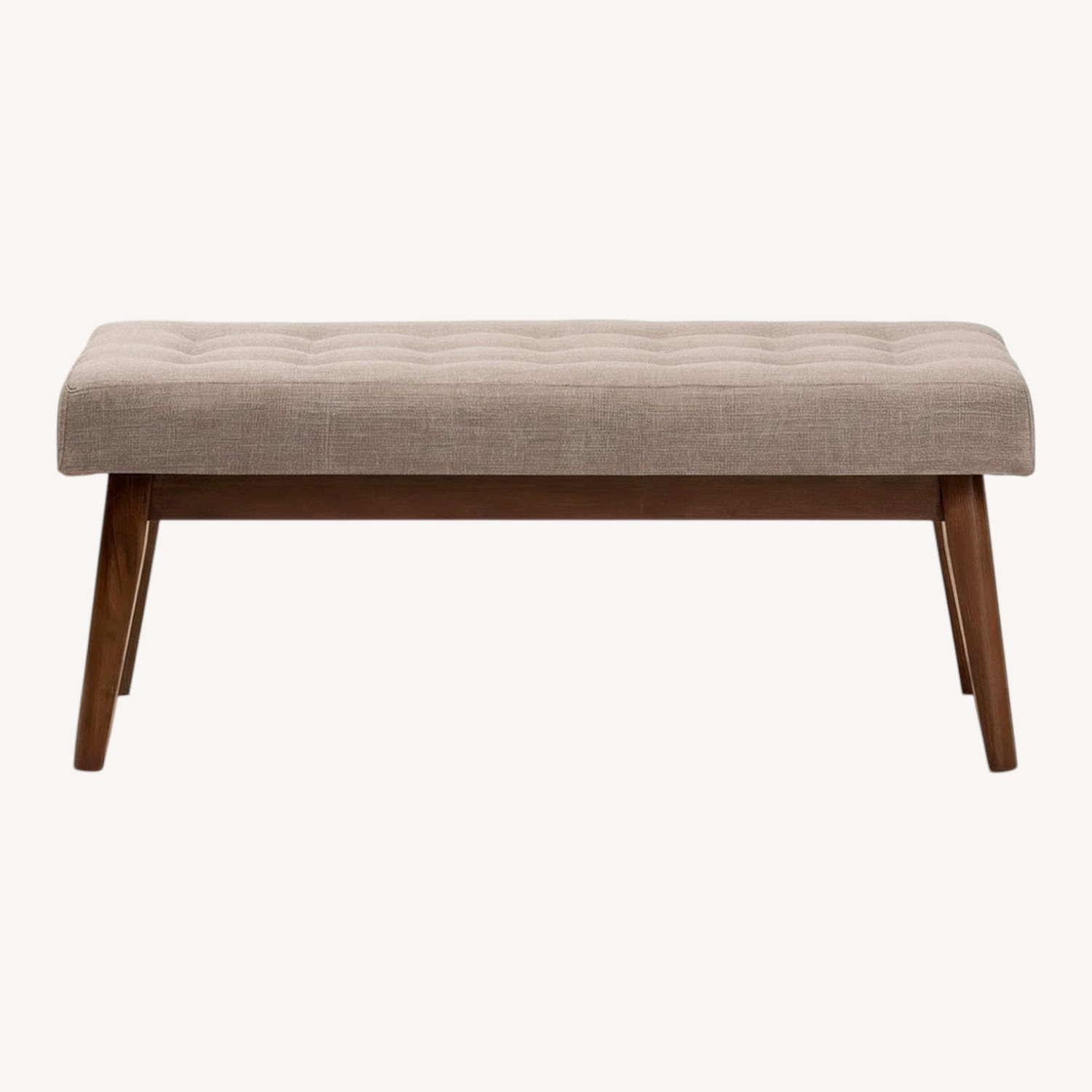 AllModern Dark Brown Wood Bench - image-0