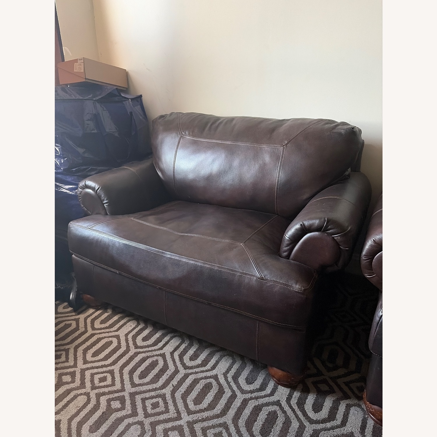 Ashley Furniture Dark Brown Armchair - image-3