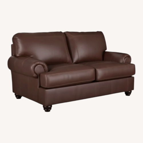 Used Ashley Furniture Dark Brown 2 Seater Sofa for sale on AptDeco