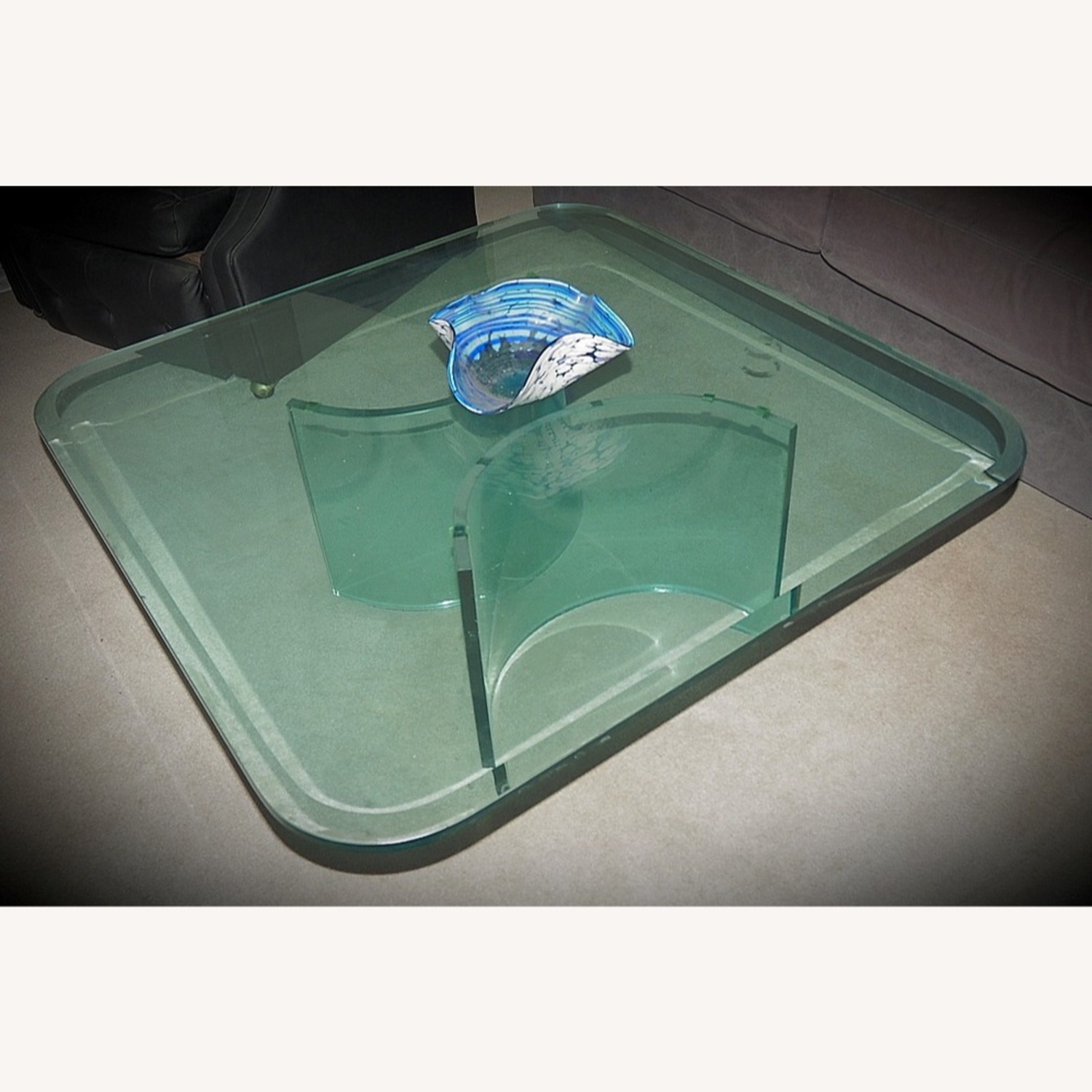 Tonelli Design Natural Glass Coffee Table - image-2