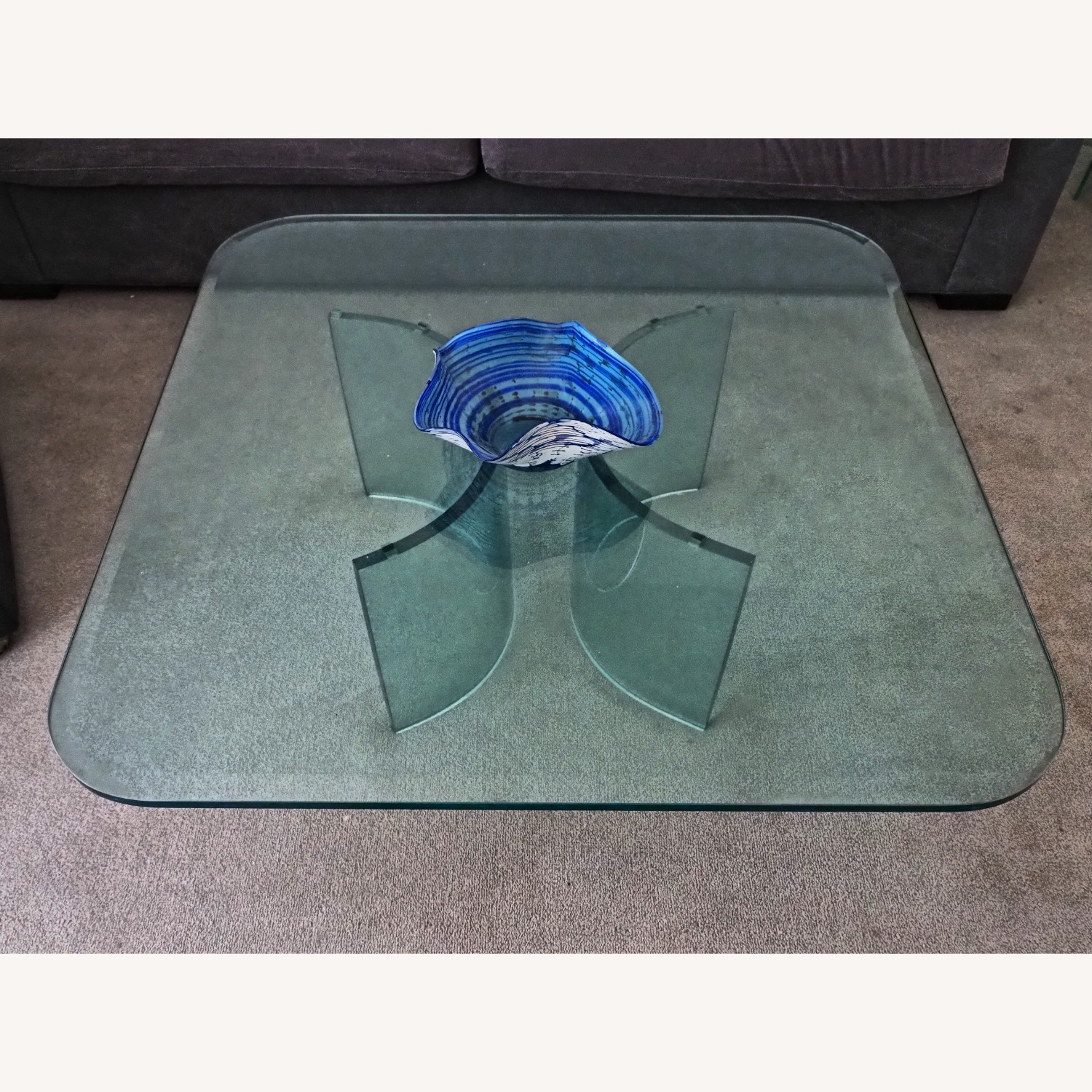 Tonelli Design Natural Glass Coffee Table - image-1