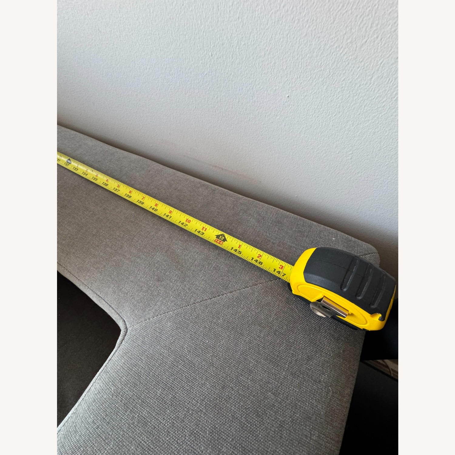 Dark Gray Fabric 3+ Piece Sectional - image-5