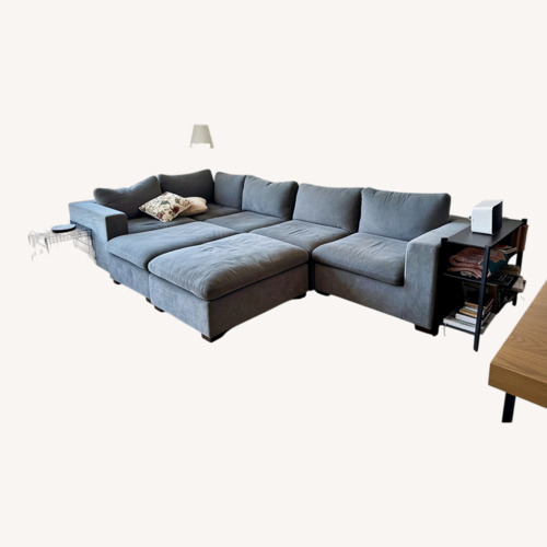 Used Dark Gray Fabric 3+ Piece Sectional for sale on AptDeco