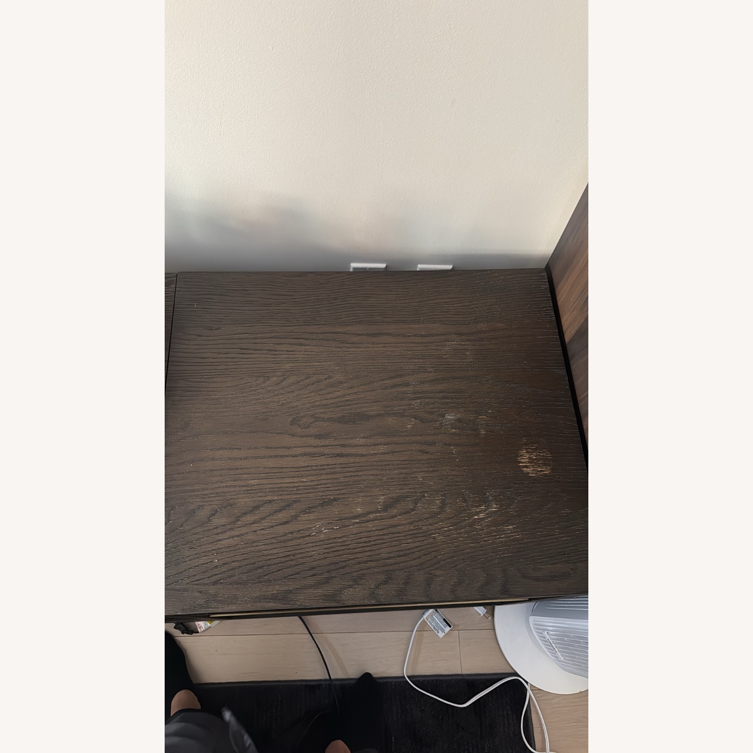 Restoration Hardware Bezier Dark Brown Nightstands - image-10