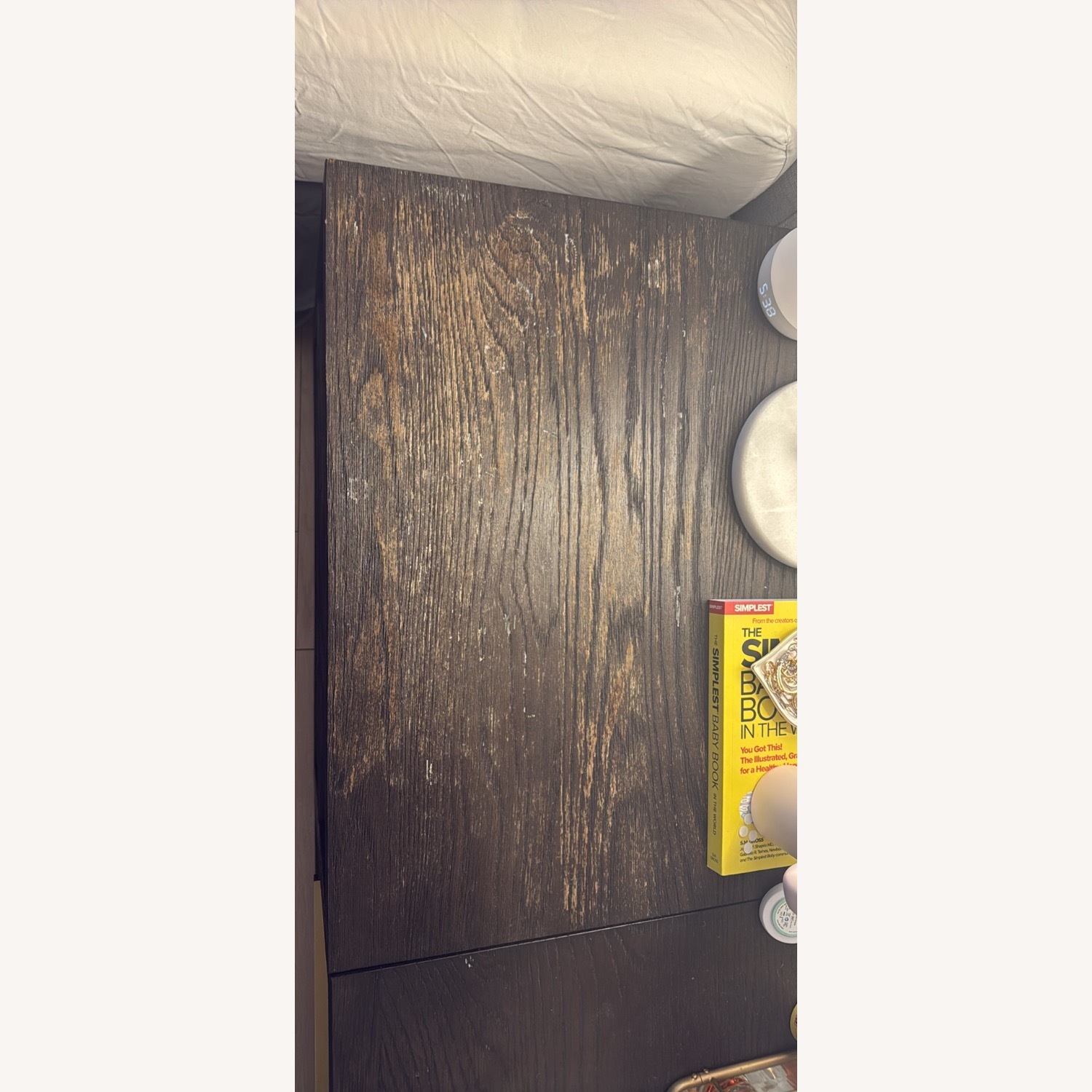 Restoration Hardware Bezier Dark Brown Nightstands - image-3