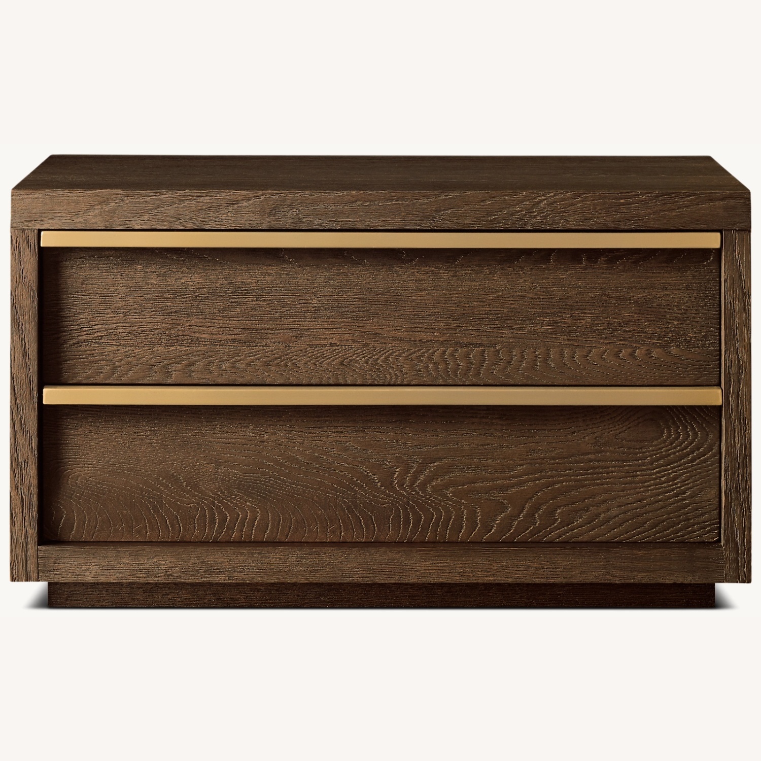 Restoration Hardware Bezier Dark Brown Nightstands - image-8