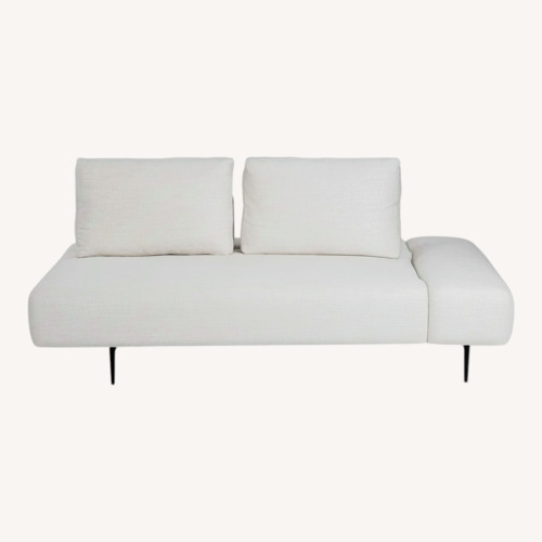 Used Article Light Gray Fabric 2 Seater Sofa for sale on AptDeco