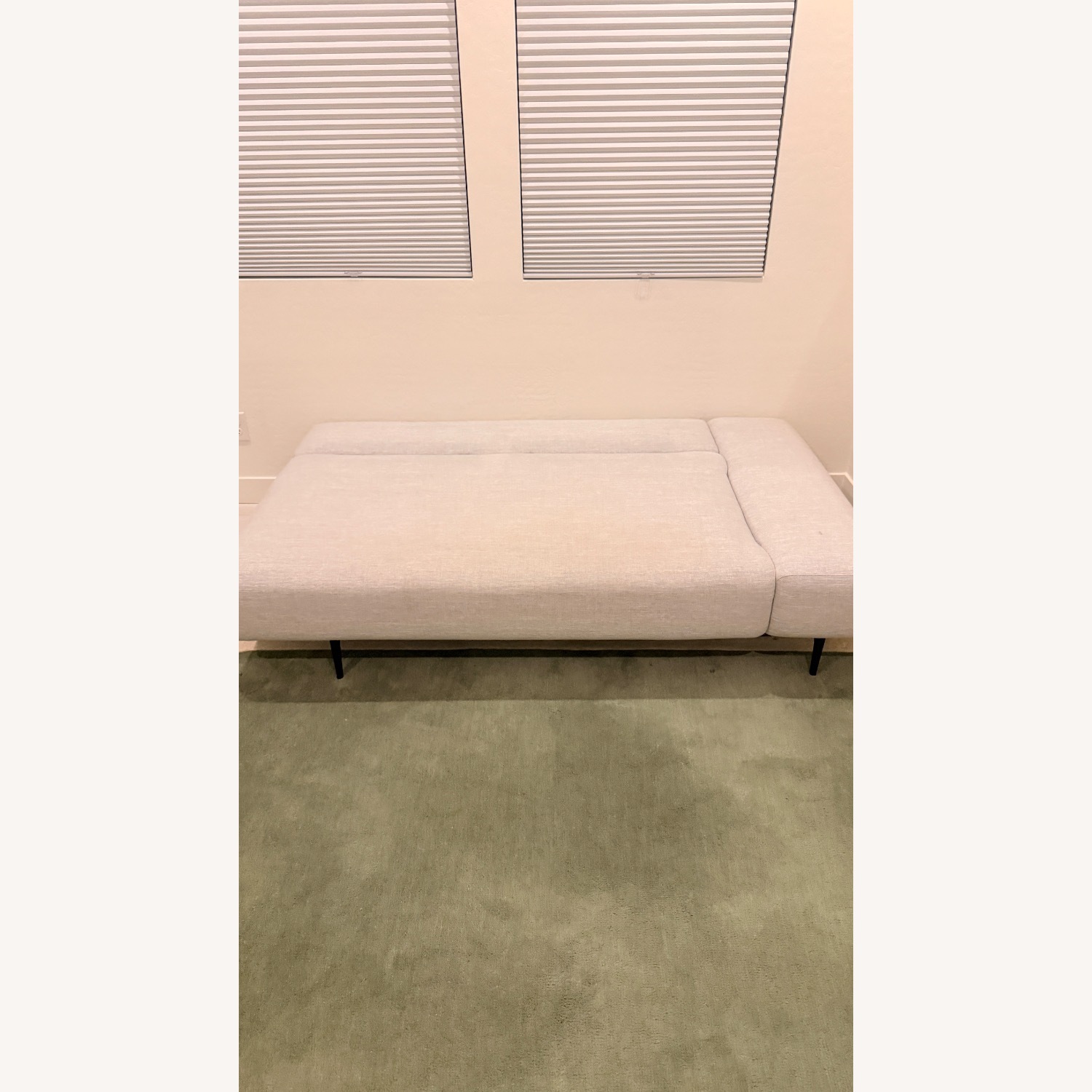 Article Light Gray Fabric 2 Seater Sofa - image-6