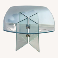 Tonelli Design Natural Glass Side Tables