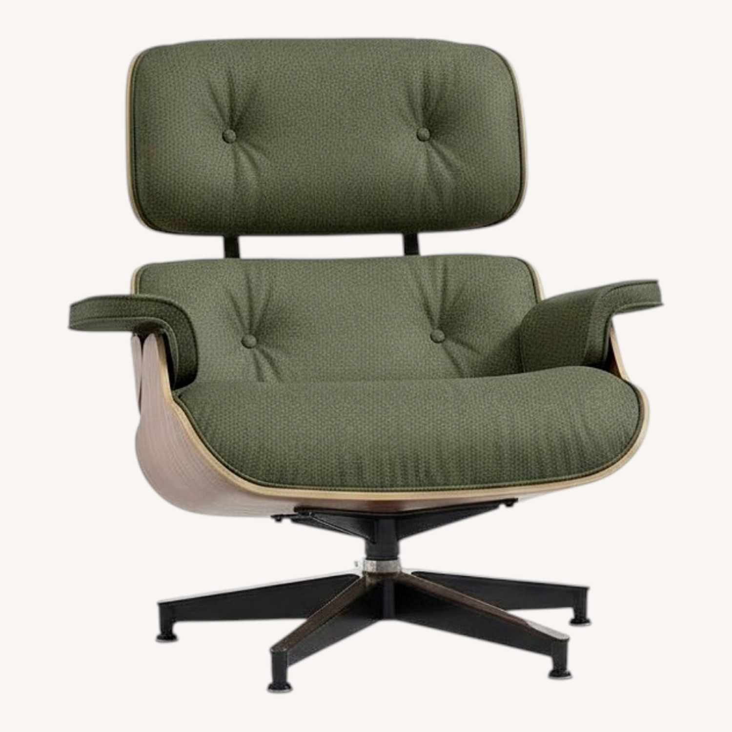 Herman Miller Green Leather Accent Chairs - image-6