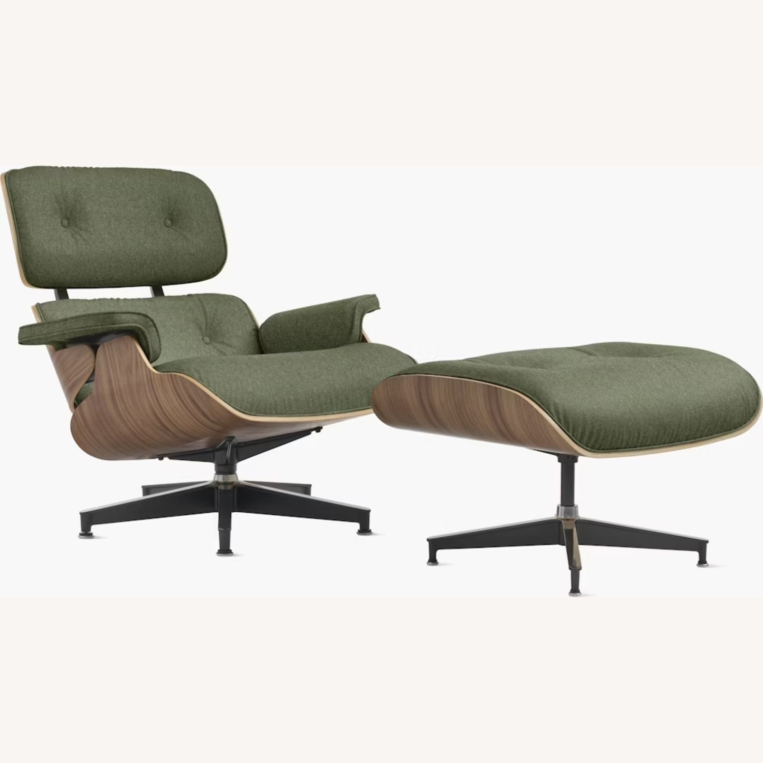 Herman Miller Green Leather Accent Chairs - image-5