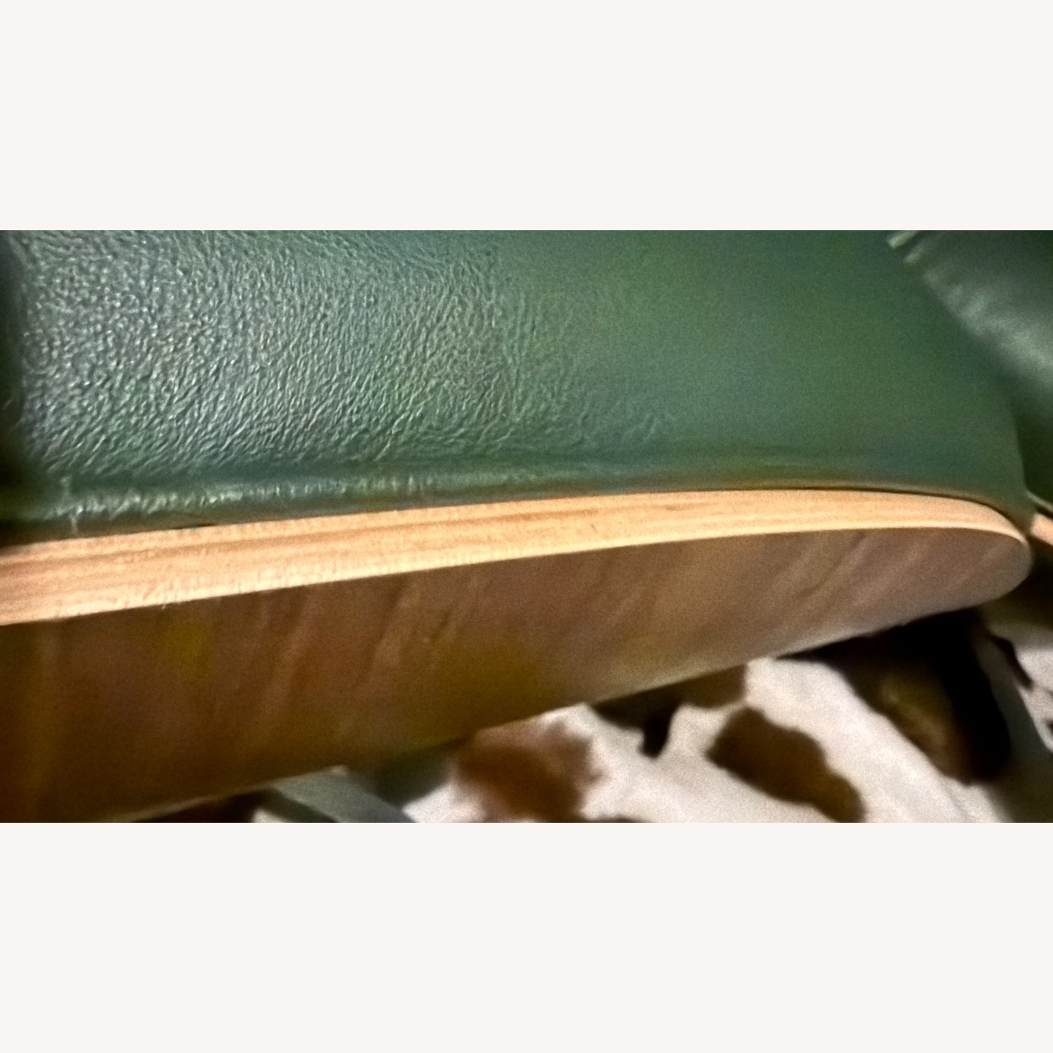 Herman Miller Green Leather Accent Chairs - image-2
