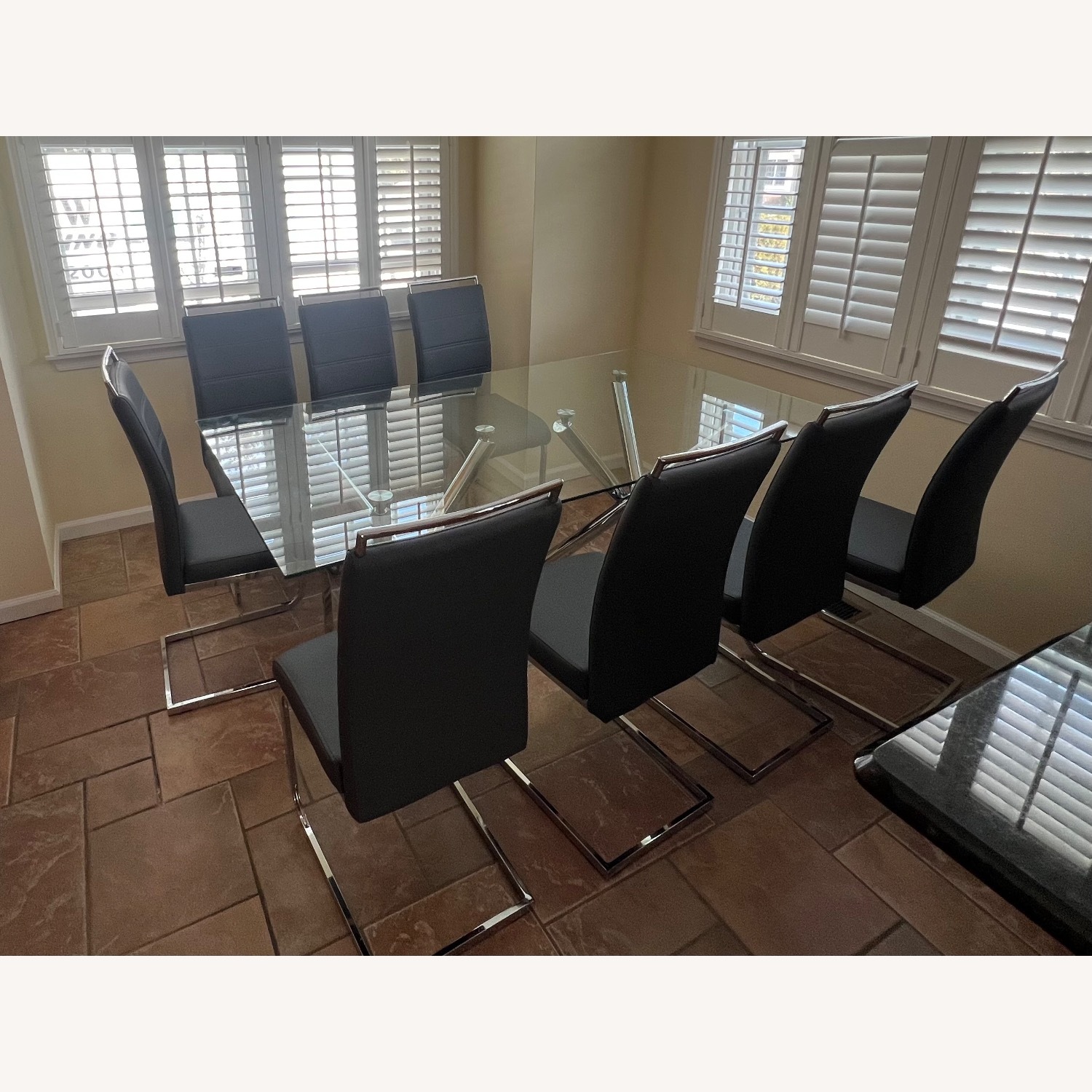 Bob's Discount Furniture Silver Glass Dining Sets - image-5