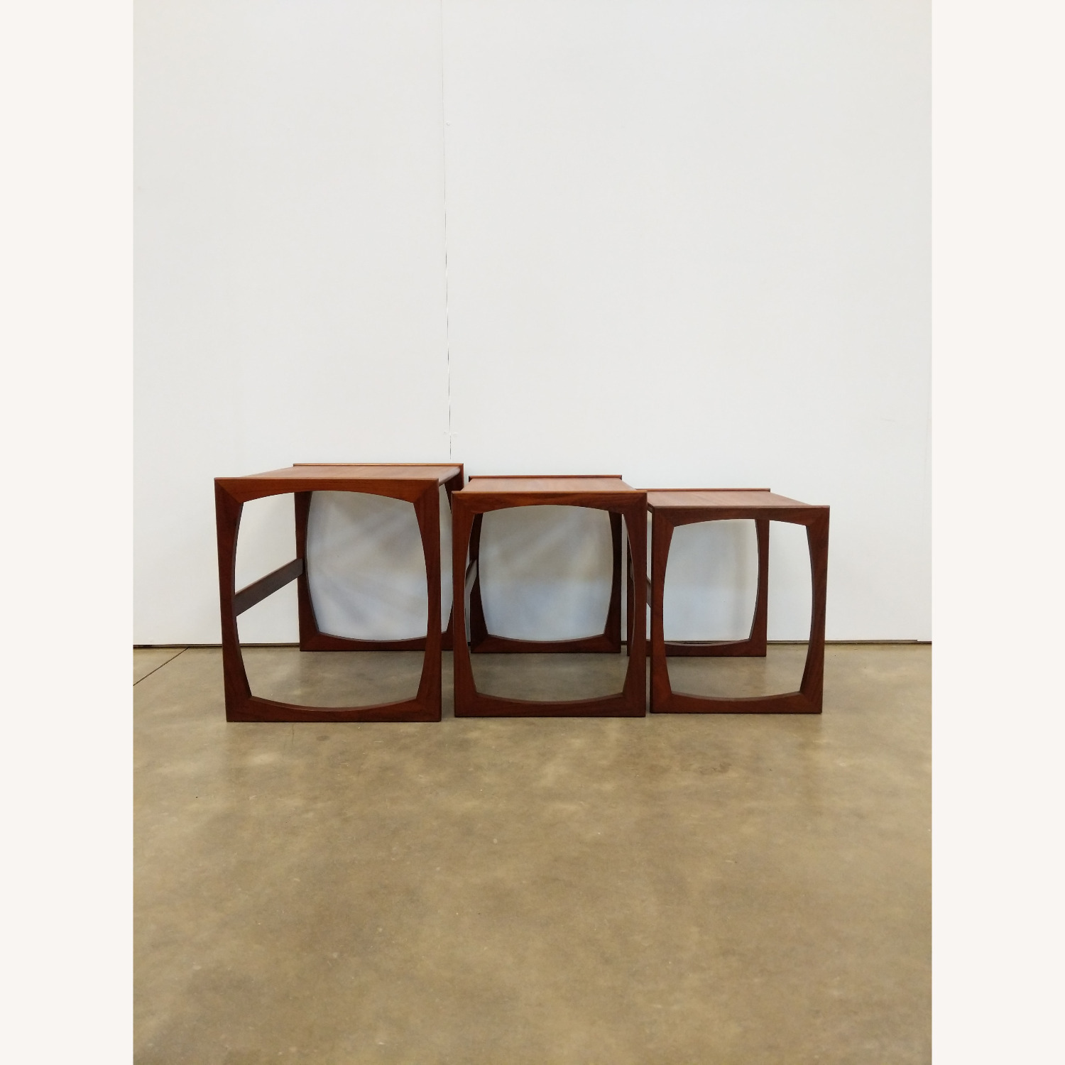 G Plan Vintage Mid Century Teak Nesting Tables - image-2