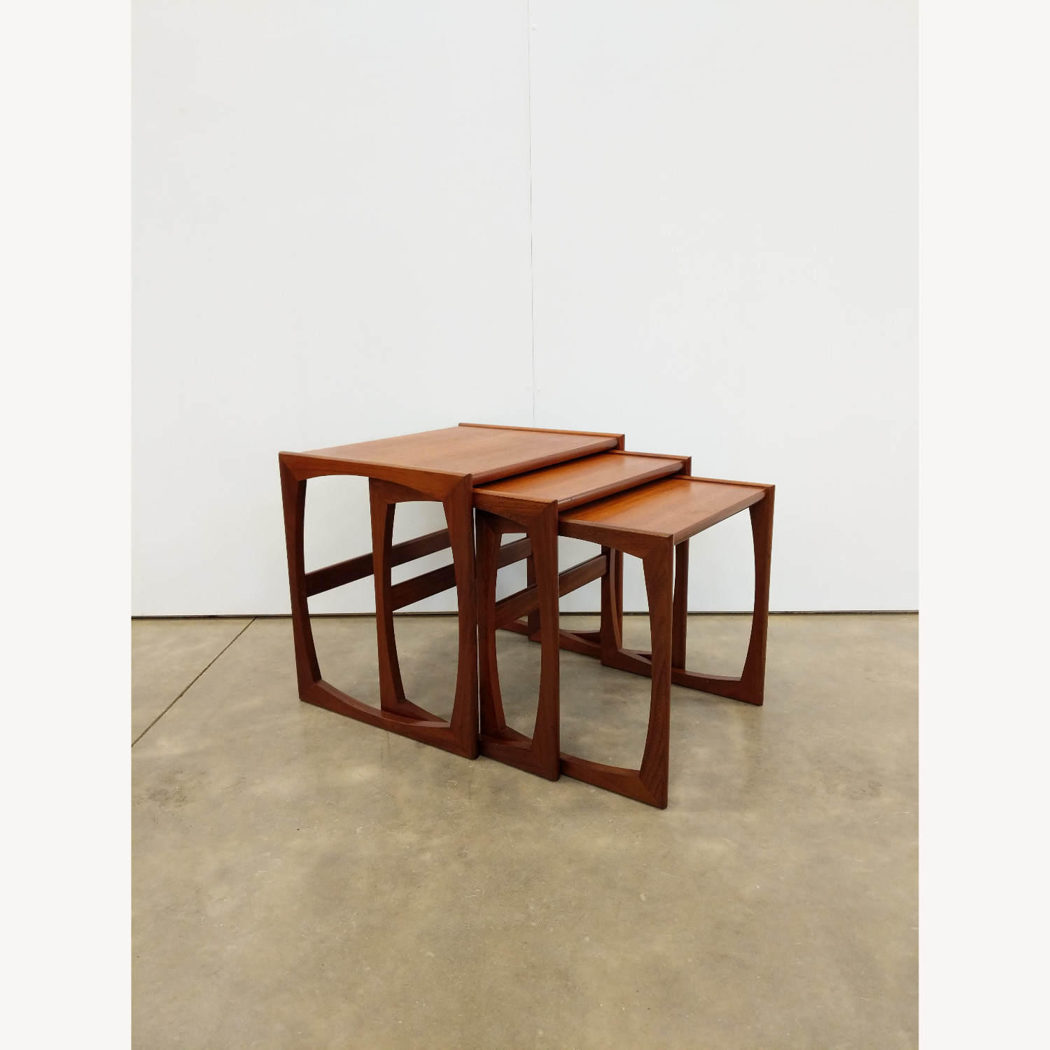 G Plan Vintage Mid Century Teak Nesting Tables - image-1