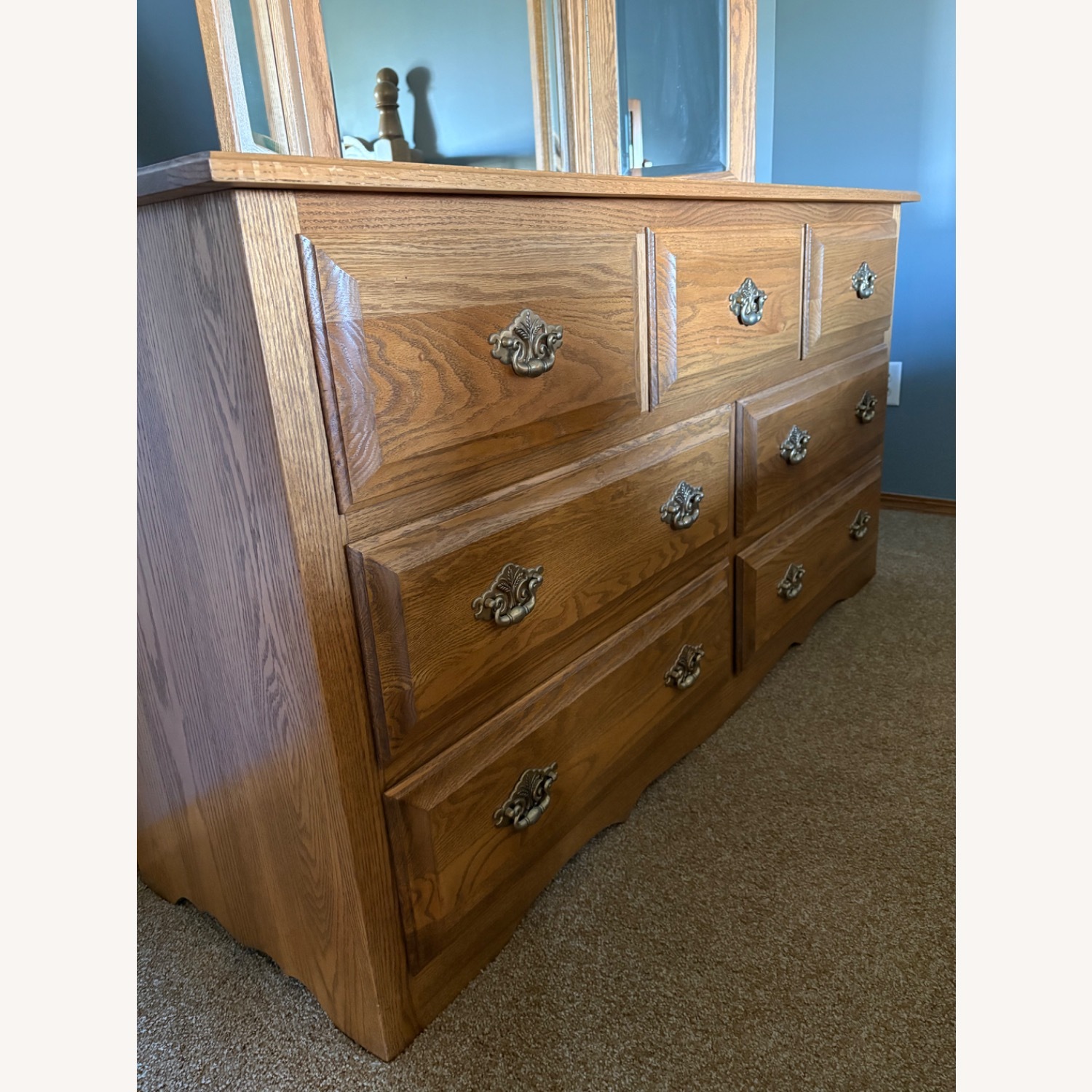Amish Made Dresser with Mirror  - image-2