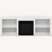 Amazon White Wood Media Storage