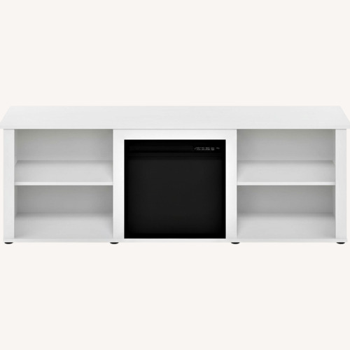 Used Amazon White Wood Media Storage for sale on AptDeco