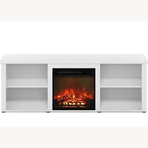 Used Amazon White Wood Media Storage for sale on AptDeco