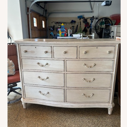 Used Stanley Furniture White Wood Dresser for sale on AptDeco